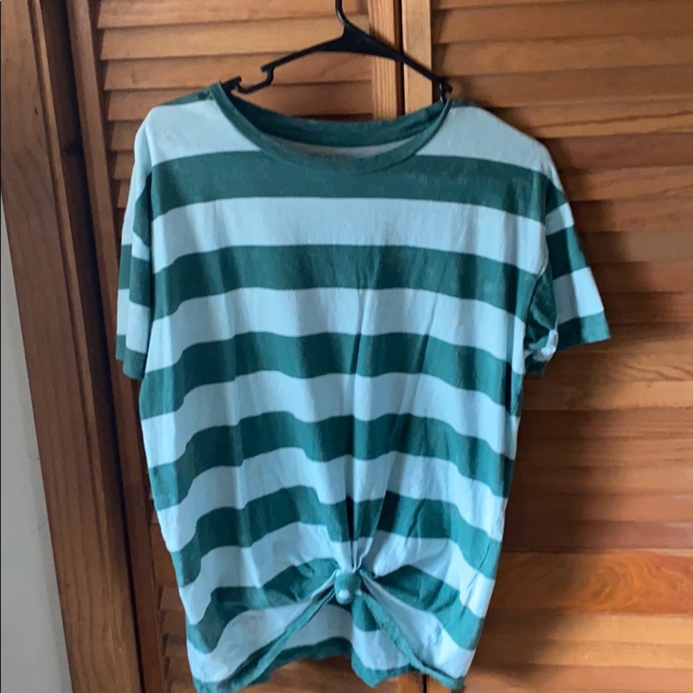 American Eagle bleach wash tee